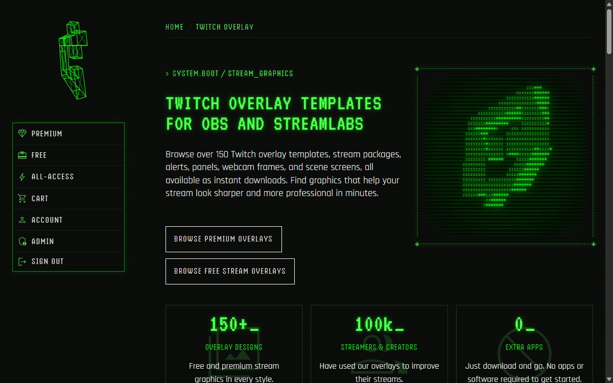 Twitch Overlay screenshot
